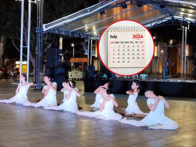 Imagen tomada de la alcaldía de Cúcuta junto con calendario en fiestas Julianas
