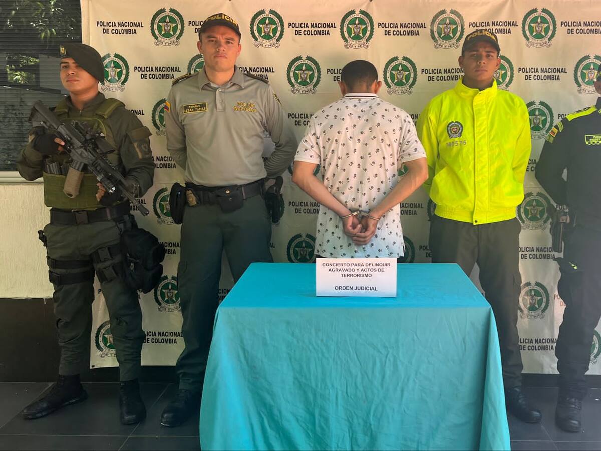 Capturan en La Dorada Caldas, a alias “Adrián” cabecilla del Clan del Golfo
