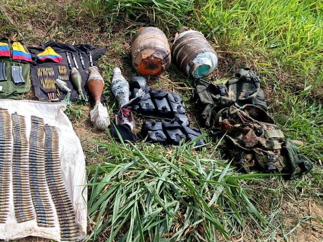 Material de Guerra fue incautado a grupos residuales en Putumayo