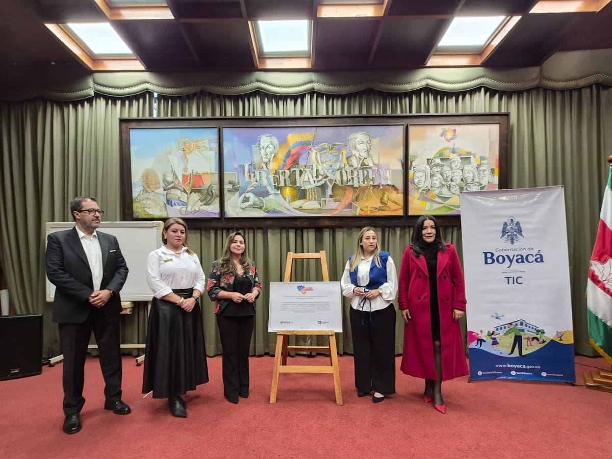 Se realizó la firma de la alianza SanBox IA LaB Boyacá