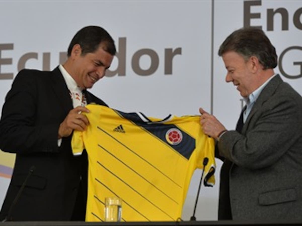 Frontera colombo-ecuatoriana será territorio de paz e integración: Santos