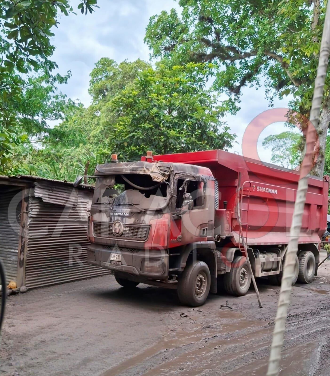 Atentado al sector minero en Sardinata / Foto: Cortesía