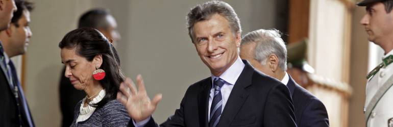 Mauricio Macri, presidente de Argentina.