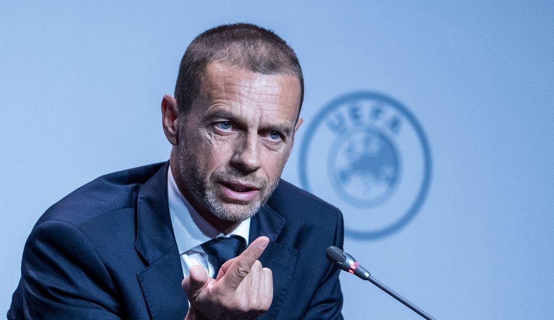 El presidente de la UEFA, Aleksander Ceferin.