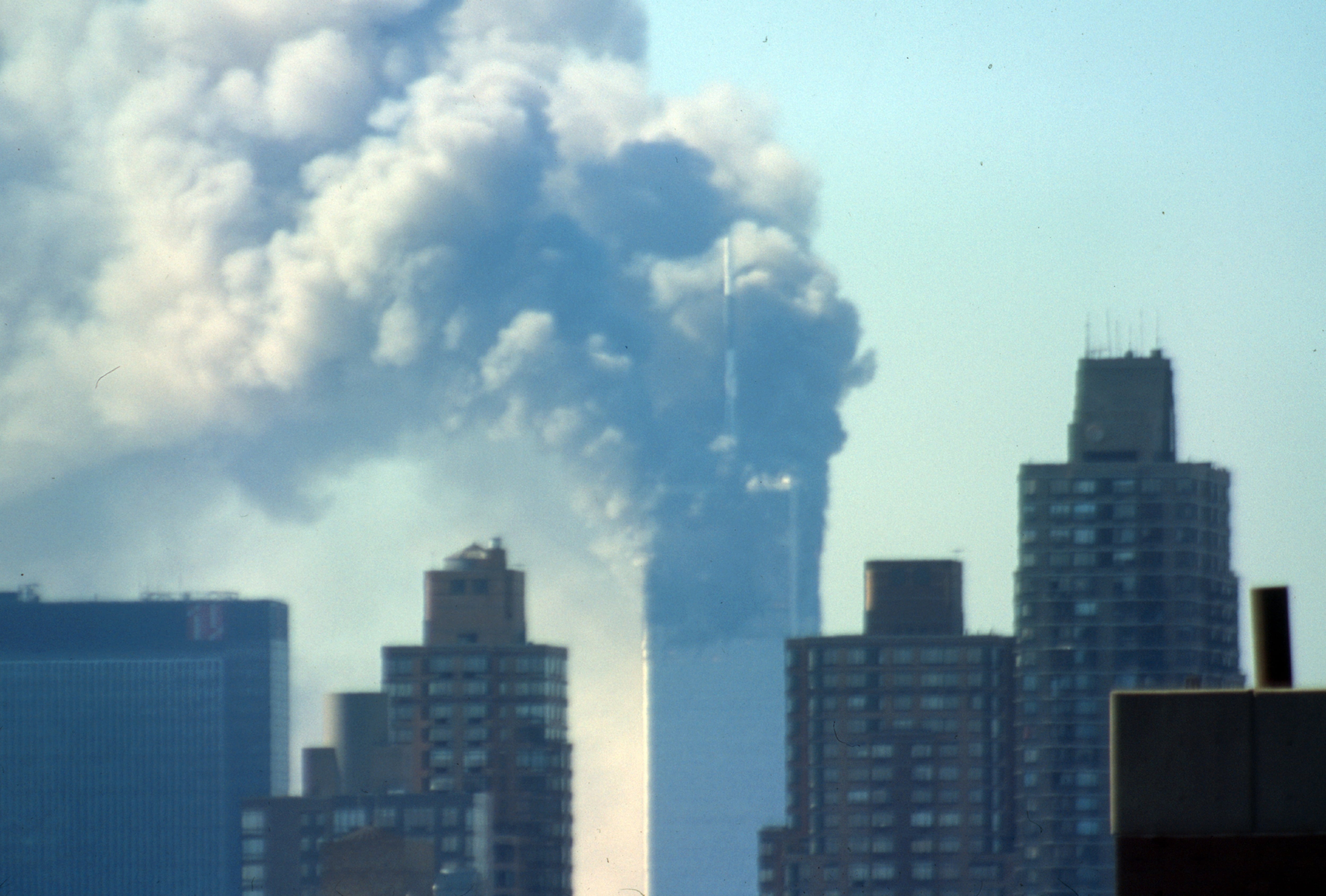 Ataque las Torres Gemelas (World Trade Center) el 11 de septiembre del 2001. Foto: Getty Images.