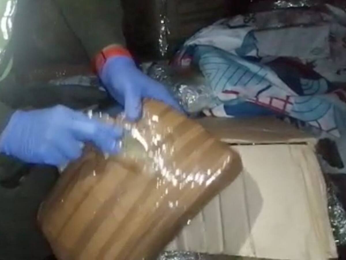 Policía decomisa 38 kilos de marihuana en las vías de Caldas