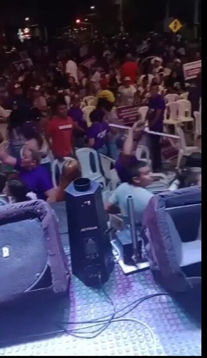 Un muerto y un herido deja un atentado a bala en una  manifestación política de un candidato a la alcaldía Aldemar Alfaro