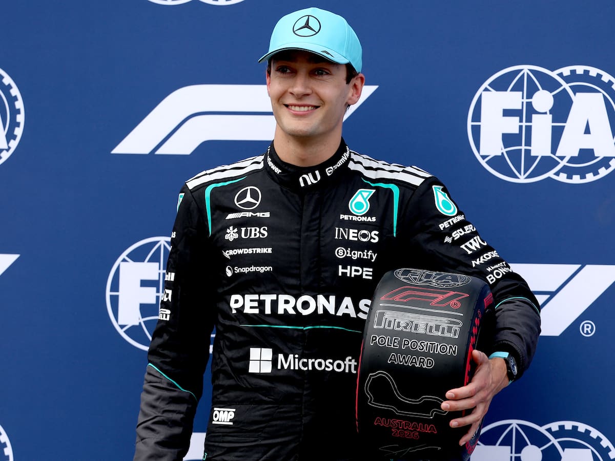 George Russell de Mercedes logra la pole position del GP de Australia de Fórmula 1