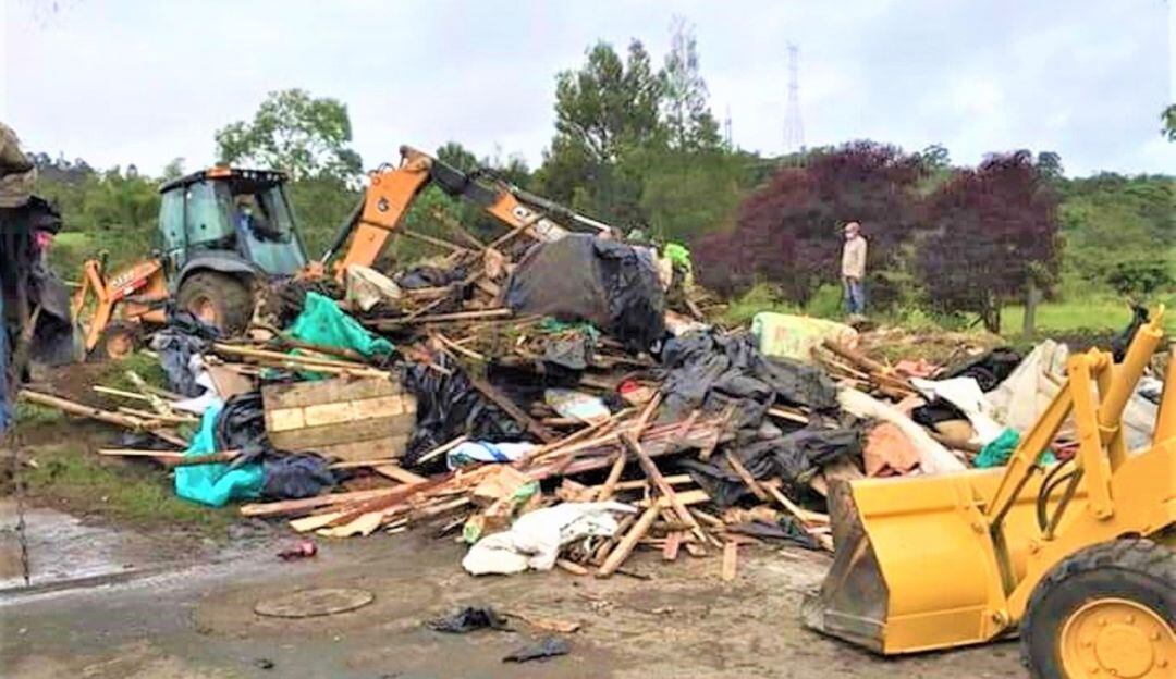 Ocupación de predios en el occidente de Popayán