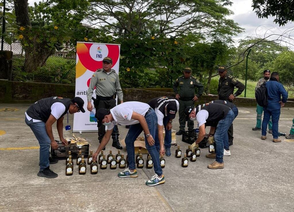Licores de contrabando en Sincelejo.