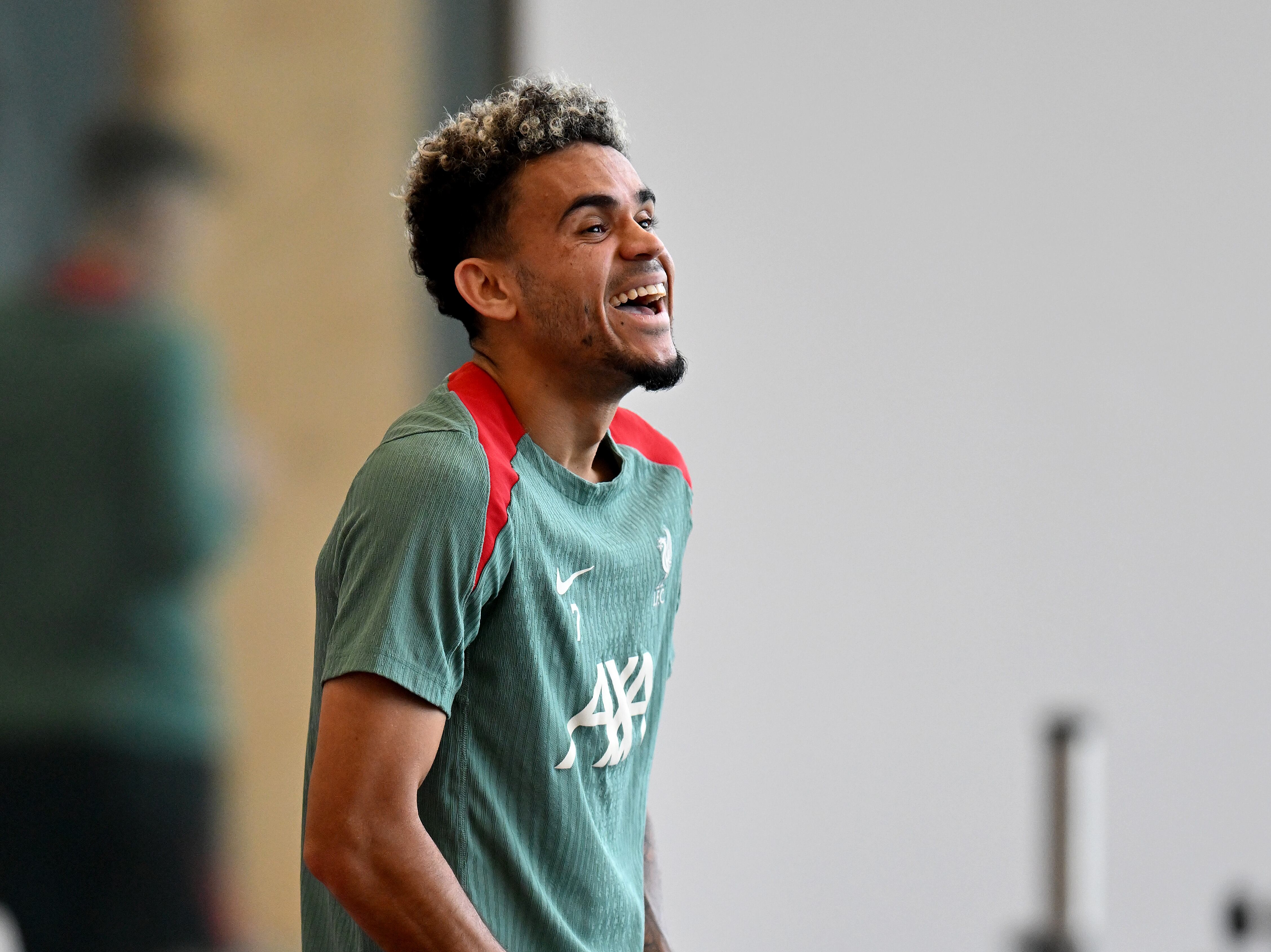 Luis Díaz. (Photo by Andrew Powell/Liverpool FC via Getty Images)