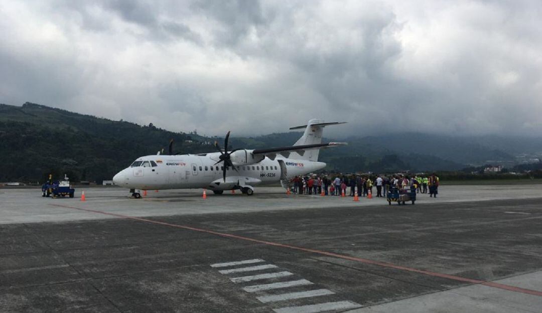Easy Fly por el aeropuerto La Nubia de Manizales