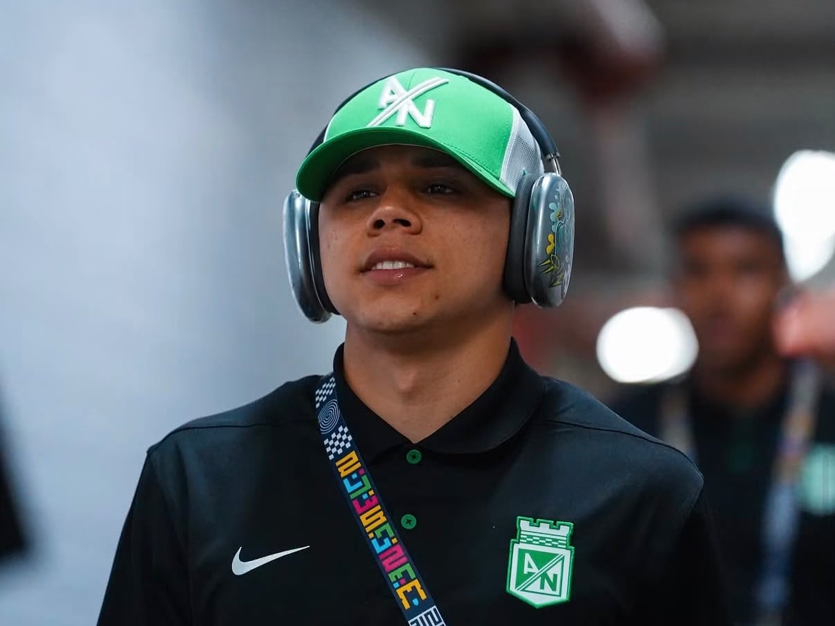 Kevin Parra, jugador de Atlético Nacional / Instagram: Atlético Nacional.