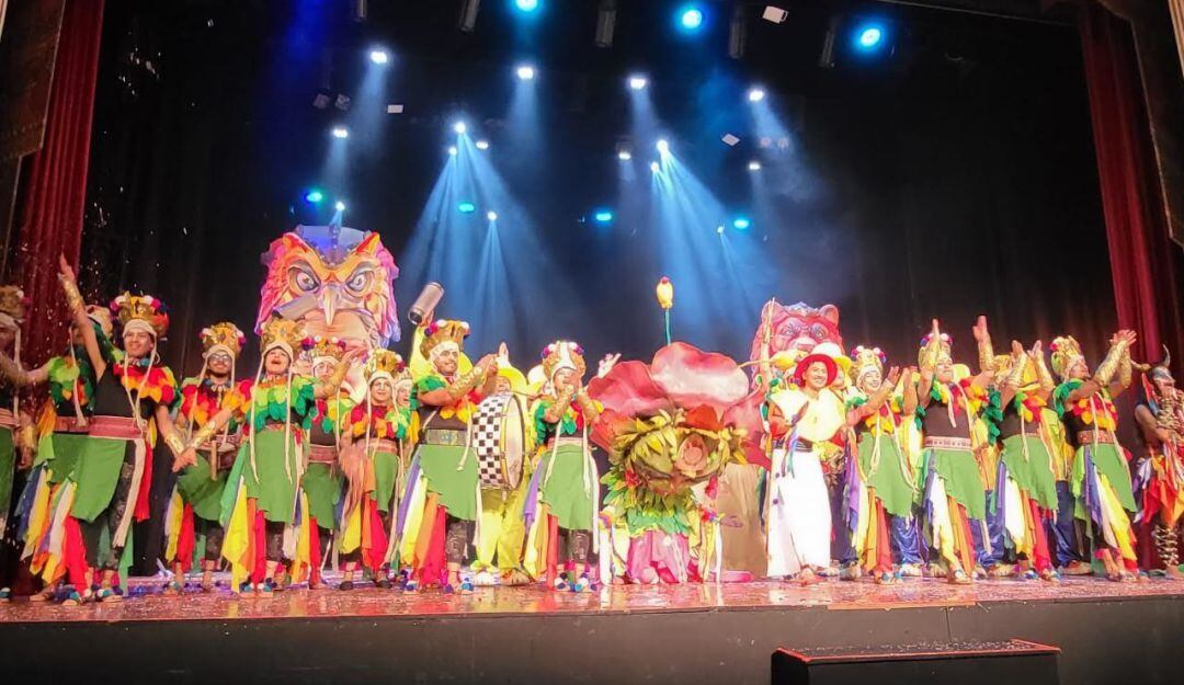 El Teatro Nacional Sucre, principal escenario teatral de Quito, acogió la Muestra Cultural del Carnaval de Pasto
