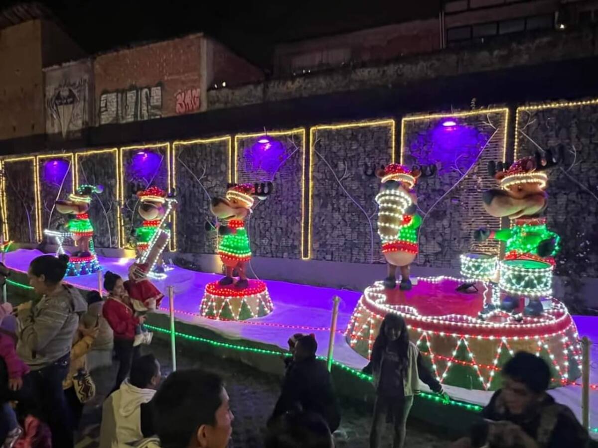 Se encendió el alumbrado navideño en Pasto