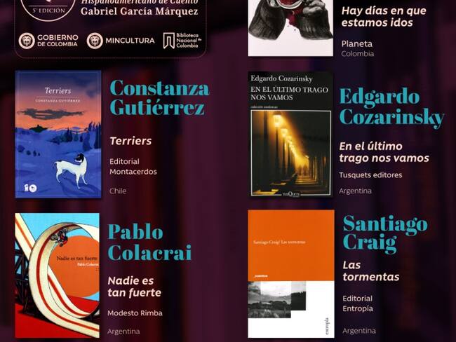Los finalistas al Premio Hispanoamericano de Cuento Gabriel Garcia Márquez