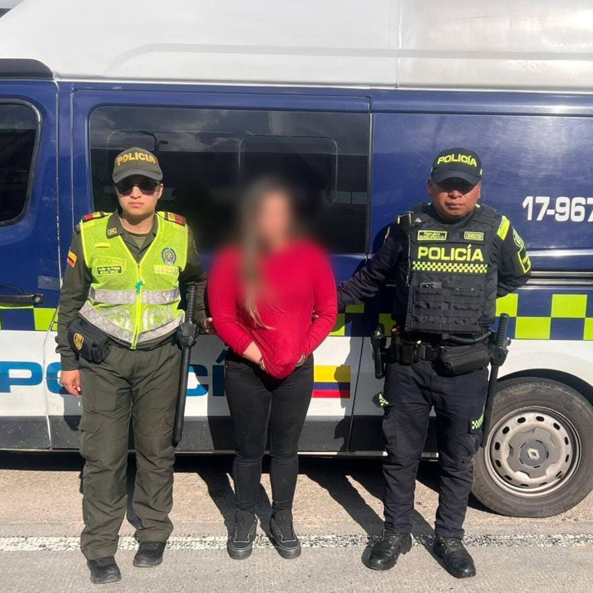 Dos personas fueron capturadas por agredir a policías en TransMilenio