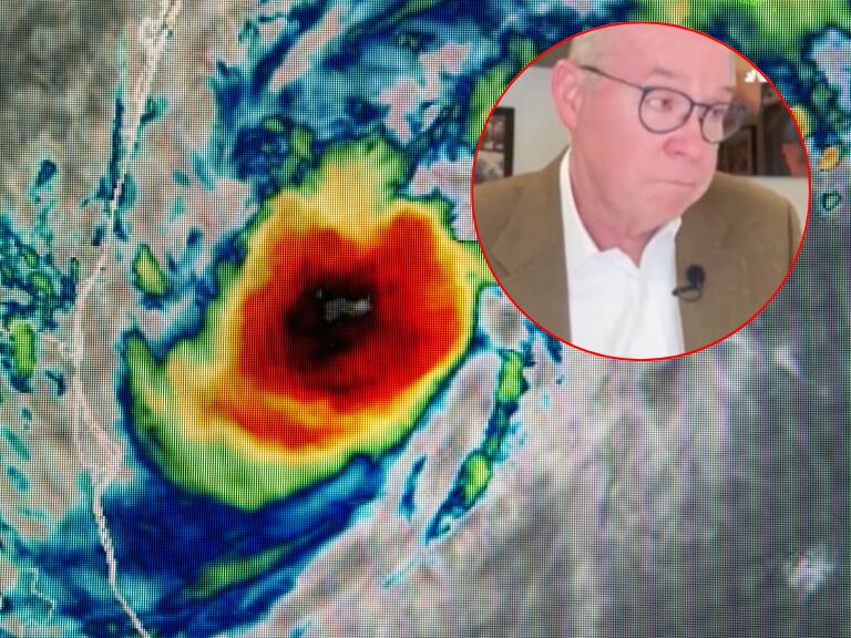 Foto John  Morales /NBC - imagen huracán Milton/ vía Getty Images