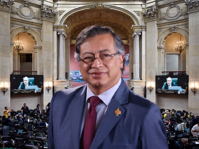 Imagen de referencia | Congreso de la República: Colprensa / Gustavo Petro: Getty Images.