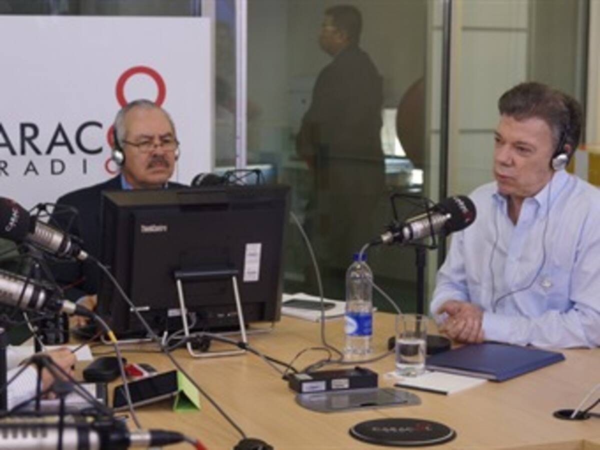 ​Zuluaga quiere acabar el proceso con sus condiciones inaceptables: Santos