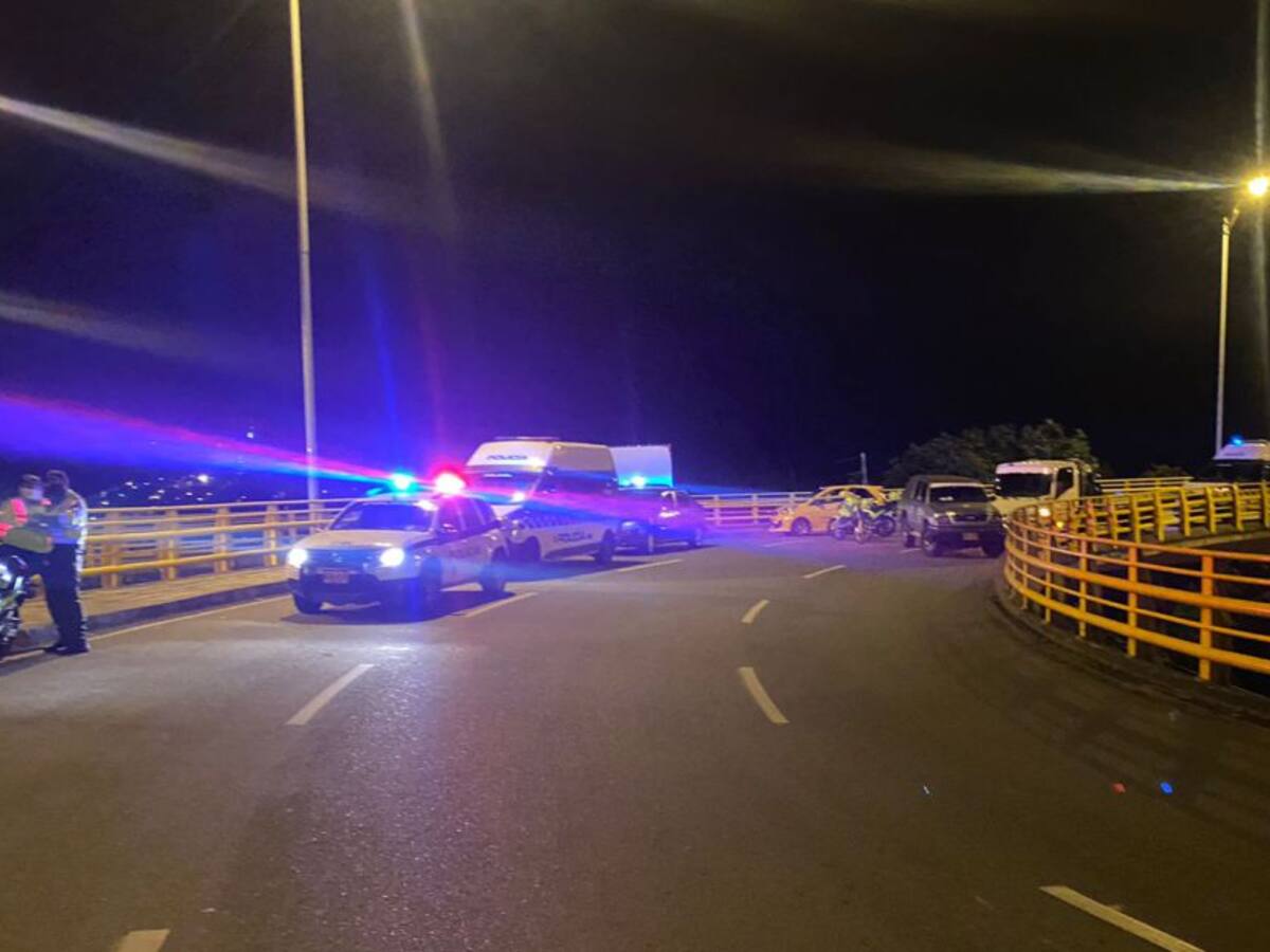 Un motociclista muerto y otro gravemente herido dejó accidente en Manizales