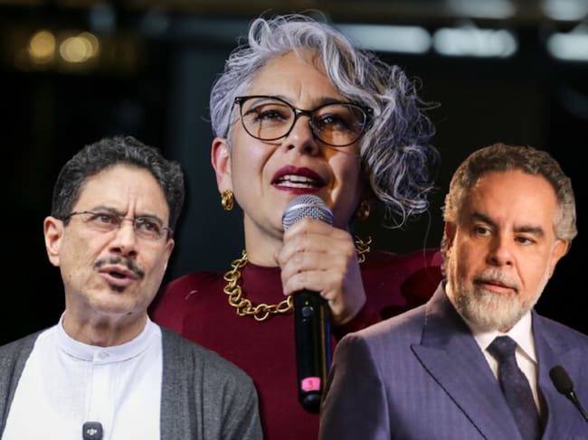 Iván Cepeda, María José Pizarro y Armando Benedetti. Fotos: (Colprensa - Catalina Olaya)