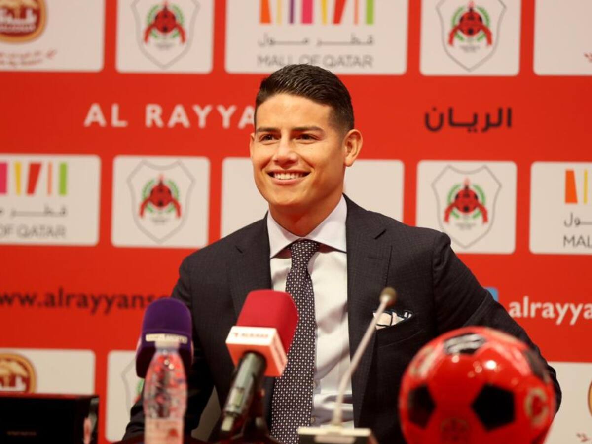 James Rodríguez en su presentación: "Solo quiero ser feliz"
