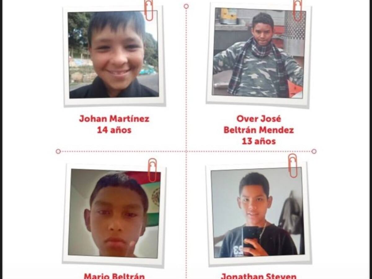 Aparecieron los cuatro menores que reportaron como desaparecidos en El Codito