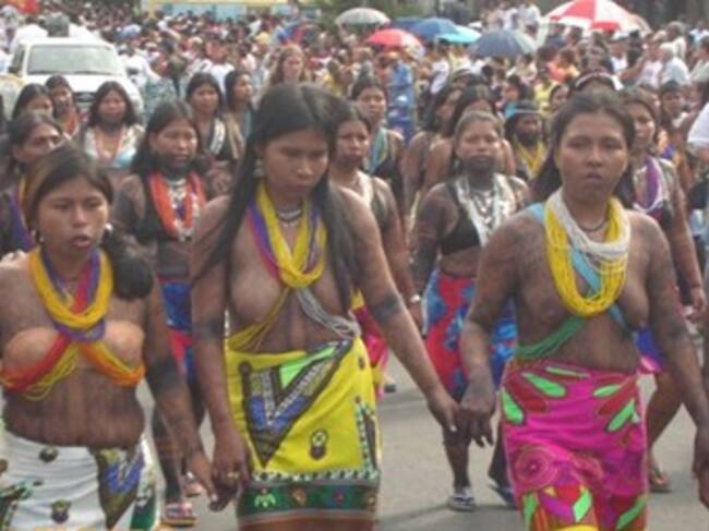 Indígenas Embera Katío.