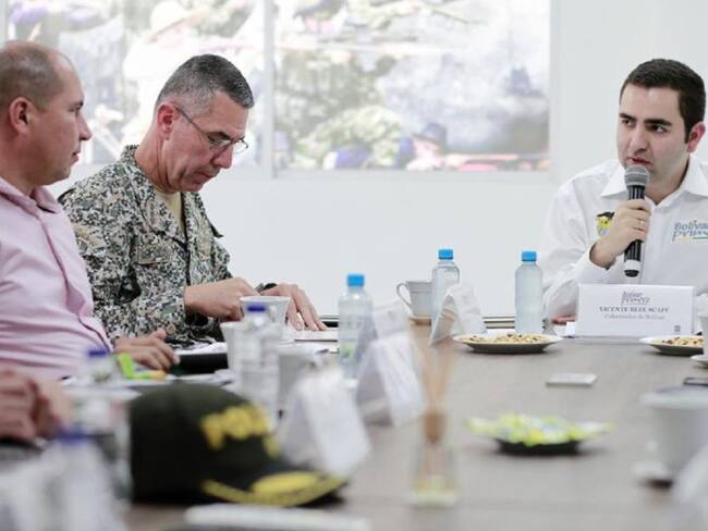 Vicente Blel lideró primer Consejo de Seguridad en el sur de Bolívar