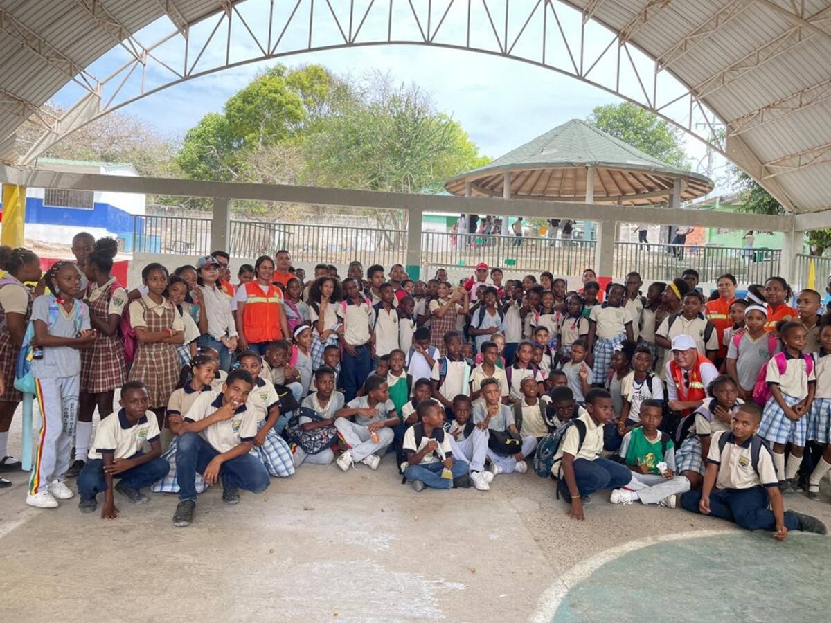 Veolia realizó jornada de educación ambiental con niños en Bocachica y Serena del Mar
