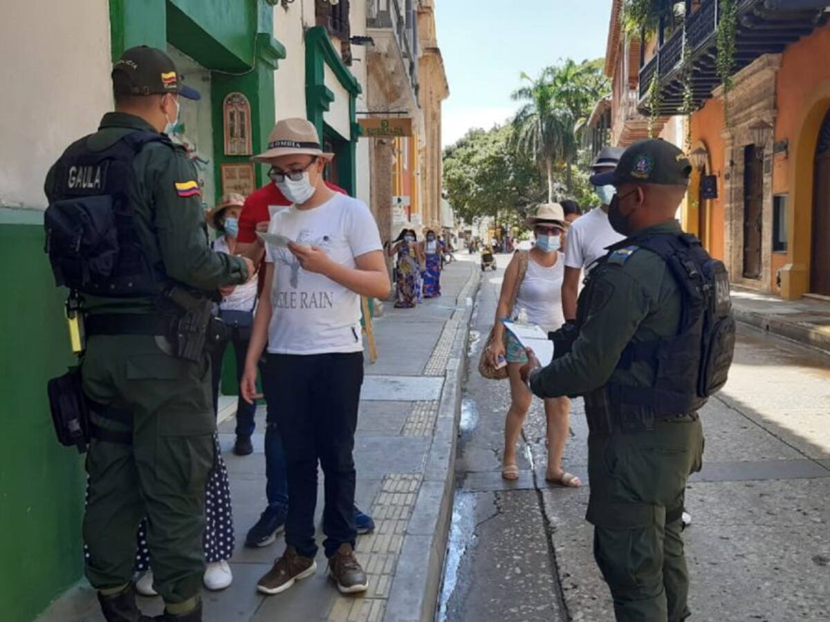 Gaula Policía Bolívar realizó actividades de prevención en Cartagena