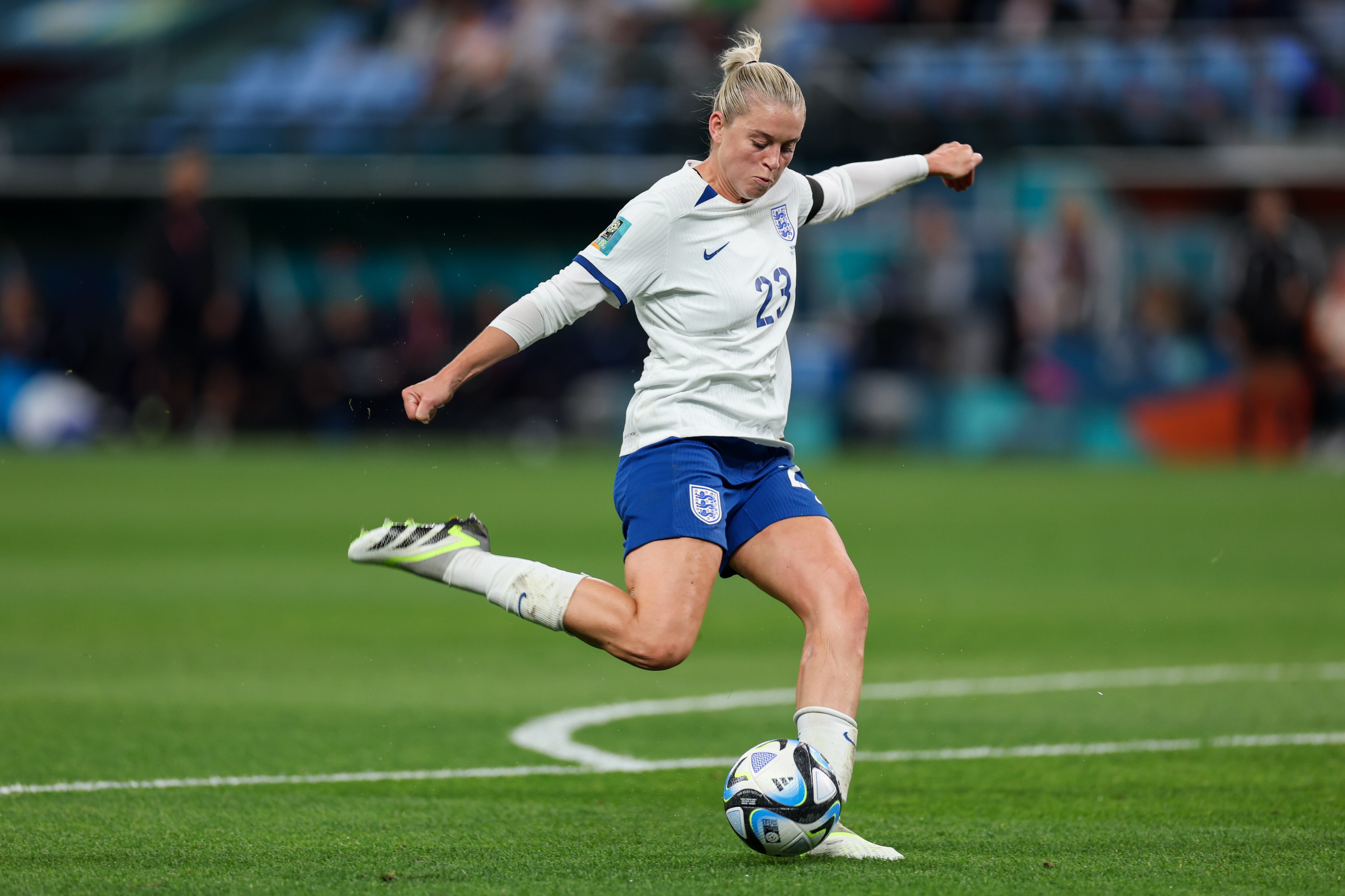 Alessia Russo de Inglaterra en el Mundial Femenino 2023 (Photo by Norvik Alaverdian ATPImages/Getty Images)
