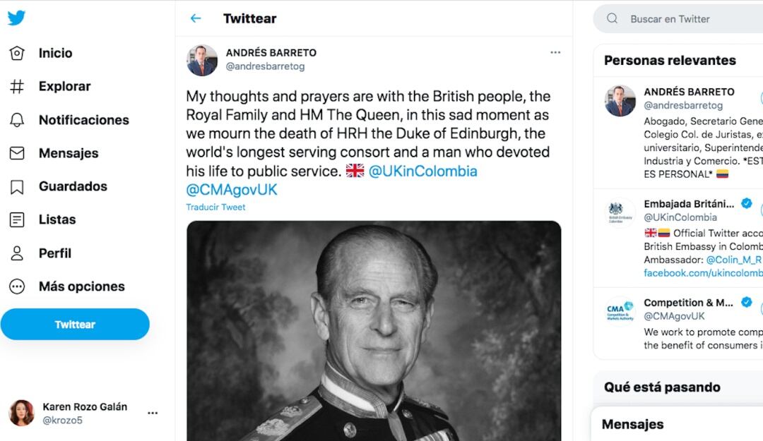 Burlas y críticas a trino de Andrés Barreto 