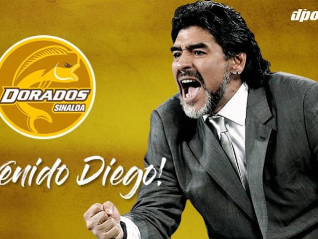 Maradona será presentado el lunes como nuevo técnico de Dorados de Sinaloa