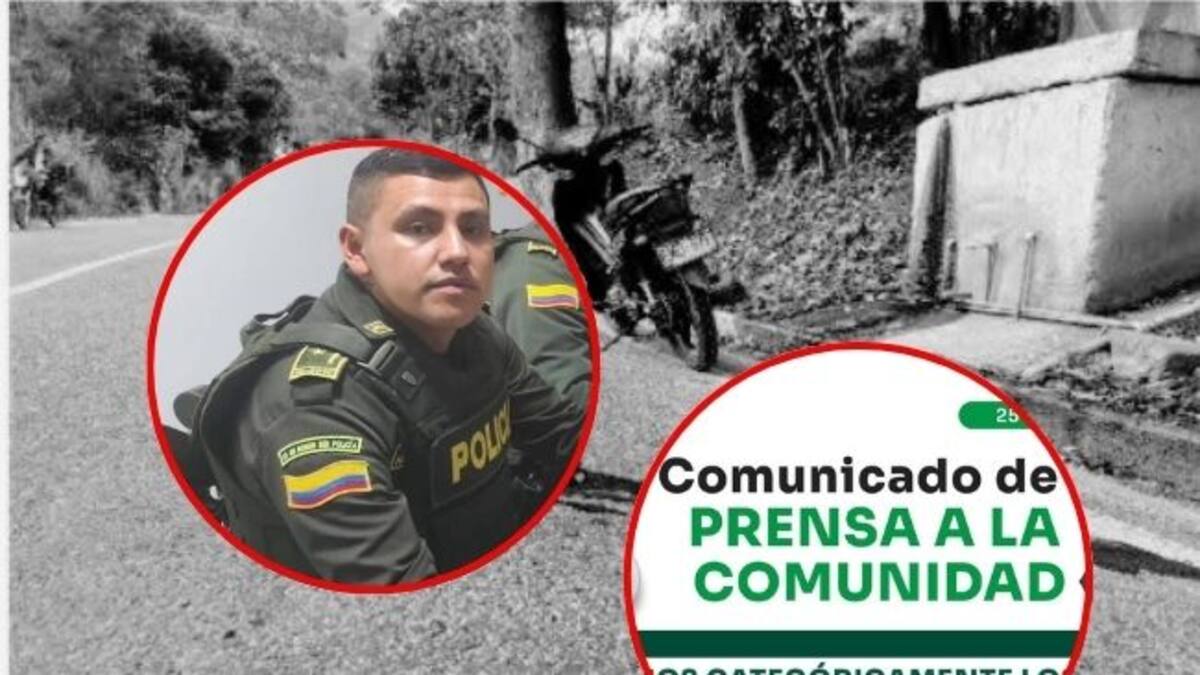 Dos hombres se entregaron por asesinato de policía en Santander, atacado frente a su hijo