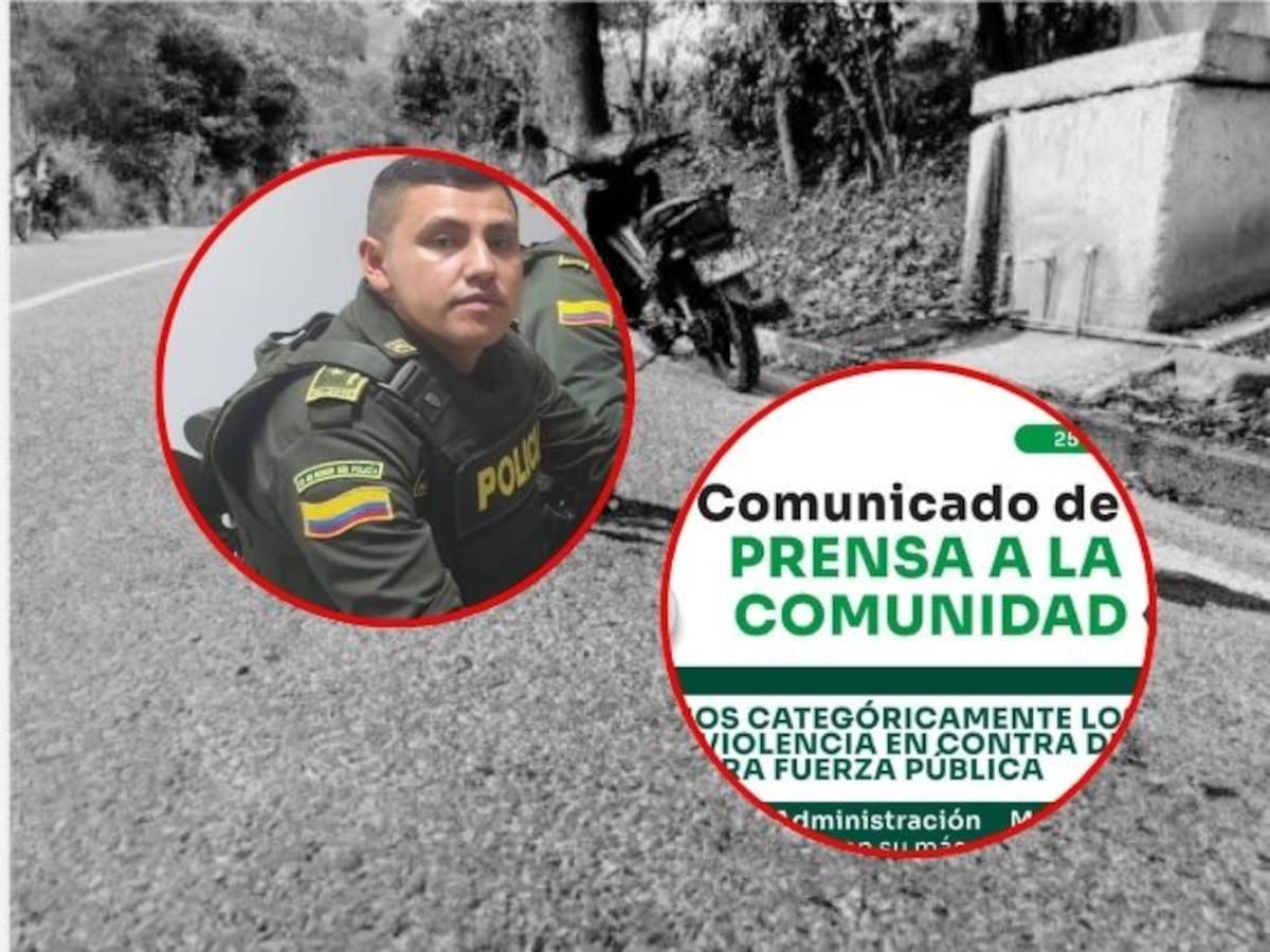 Dos hombres se entregaron por asesinato de policía en Santander, atacado frente a su hijo