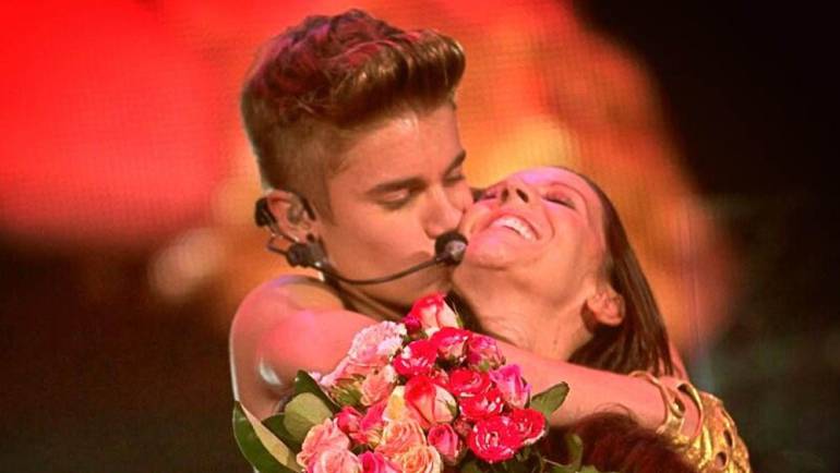 Justin Bieber y su madre Pattie Mallette