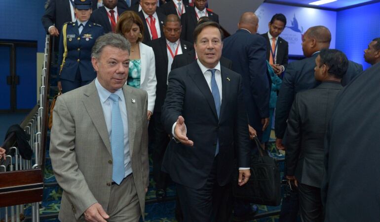 Diálogo de los Presidentes de Colombia y Panamá, Juan Manuel Santos y Juan Carlos Varela.