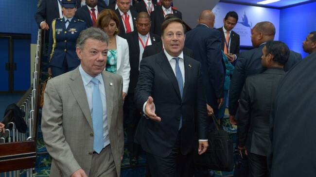 Diálogo de los Presidentes de Colombia y Panamá, Juan Manuel Santos y Juan Carlos Varela.