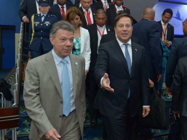 Diálogo de los Presidentes de Colombia y Panamá, Juan Manuel Santos y Juan Carlos Varela.