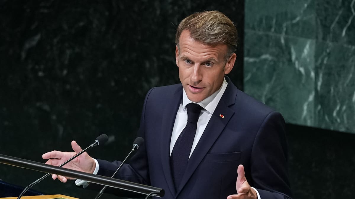 Macron pide a la ONU no ceder a la ‘ley del más fuerte’