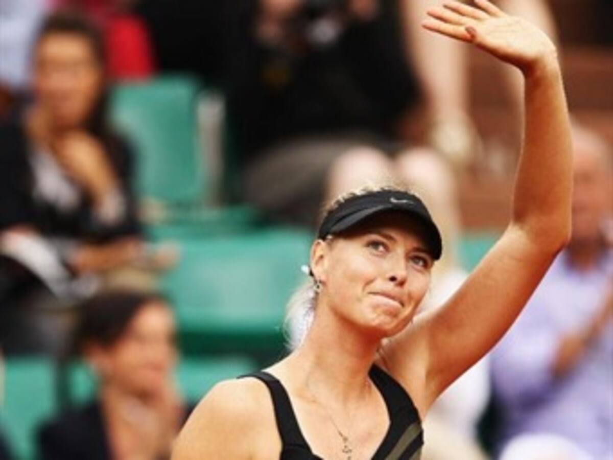 Sharapova avanza a cuartos de final en Roland Garros
