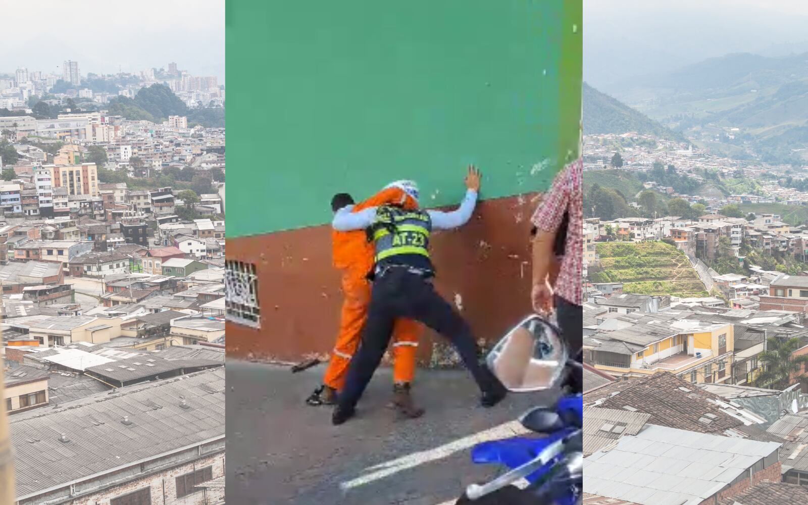 Fotografía tomada del video de la agresión