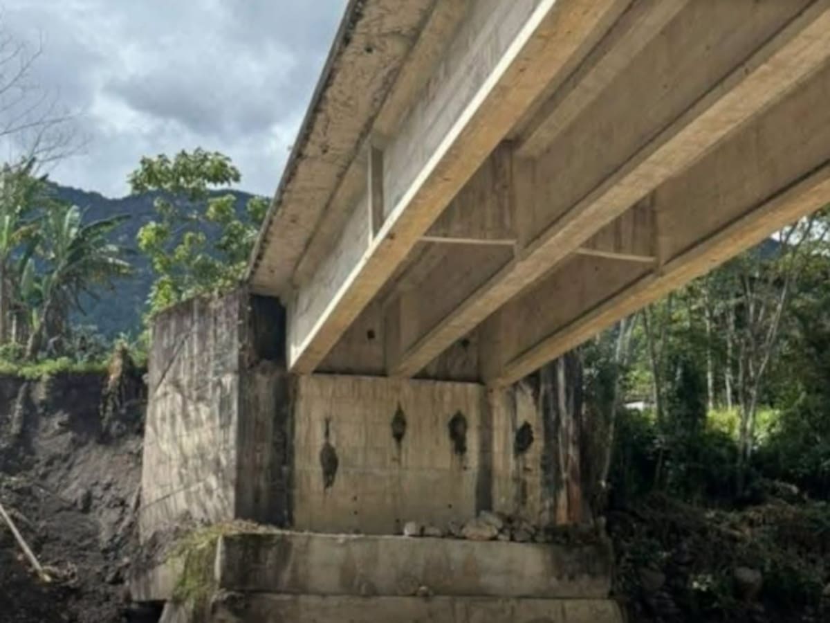 Puente La Rusa en Miraflores reclama una intervención definitiva del Invias