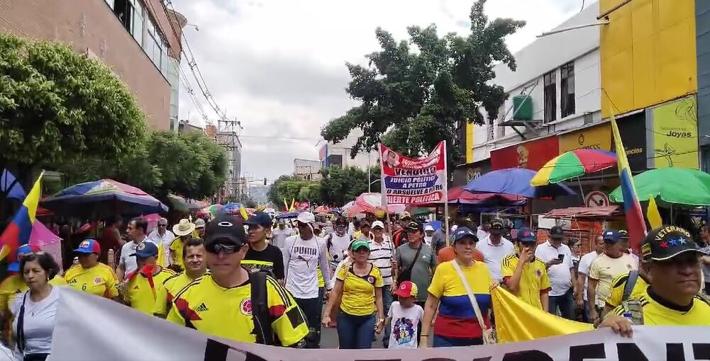 Marchas de oposición en Cúcuta / Foto: Cúcuta es Noticia