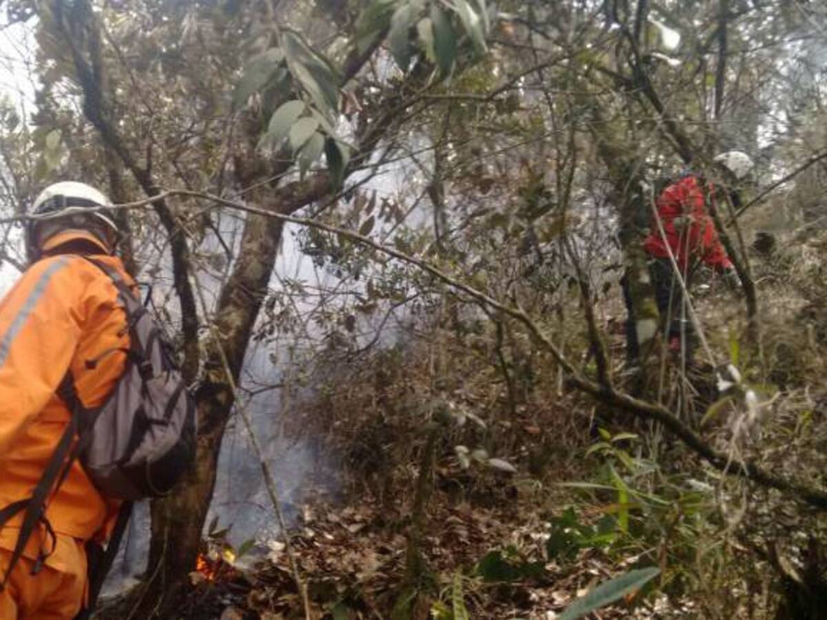 Cerca de 70 incendios forestales se han reportado en diciembre en Medellín