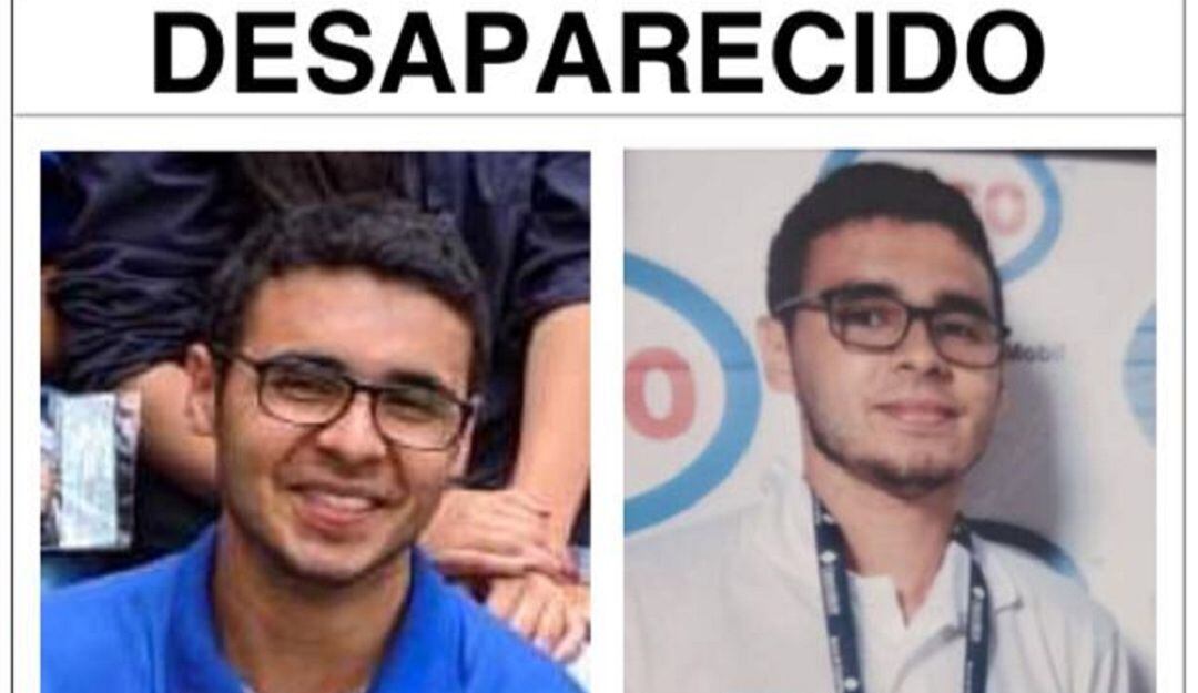 Juan Diego Solorzano Gómez, estudiante desaparecido