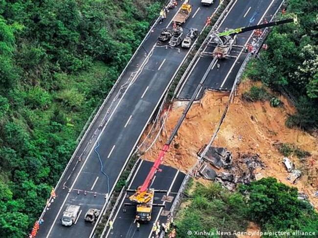 Carretera colapsa en China - DW