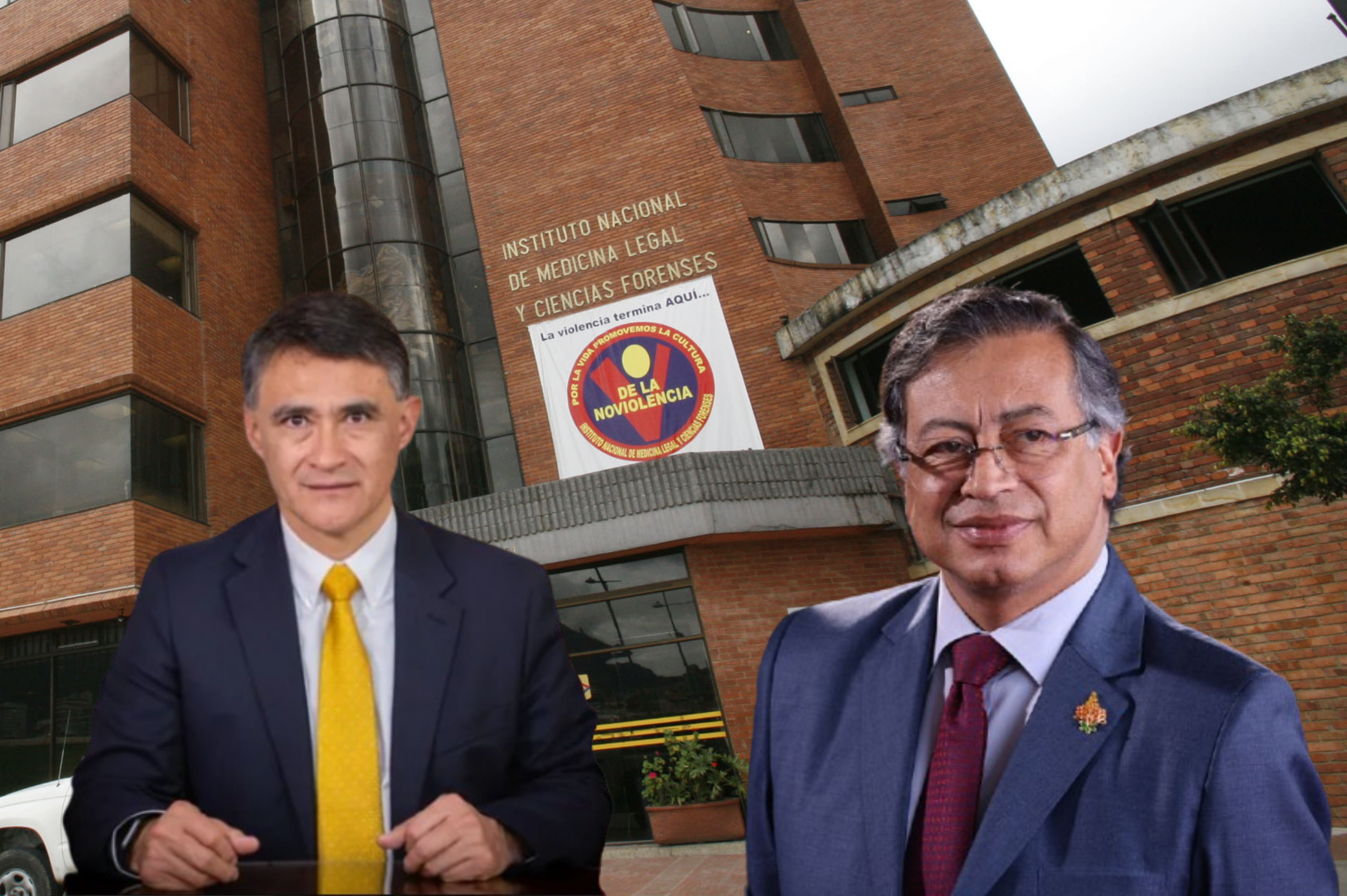 Imagen de referencia. Medicina Legal: Colprensa / Ariel Emilio Cortés: Página web / Gustavo Petro: Getty Images.